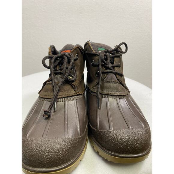 Mens Aspen Sport Brown Suede & Leather Duck Boots Size 7 - Picture 4 of 8